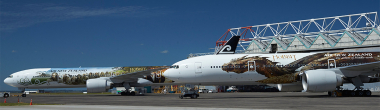 Largest aircraft wraps in the world - by Admark