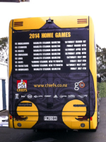 Chiefs Bus wrap rear by Admark