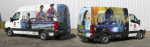 New vehicle wraps for St Peters School, Cambridge, NZ