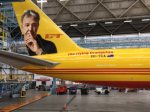 The Flying Orangutan - Jeremy Clarkson on a B757-200 graphics for Tasman Air Cargo