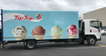 Tip Top icecream truck graphics