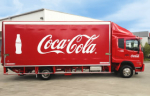 Coca Cola truck graphics by Admark