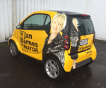 Jan Barnes mayoral campaign promo vehicle